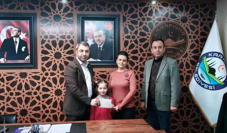 Güneş öğrencileri ödüllendirdi