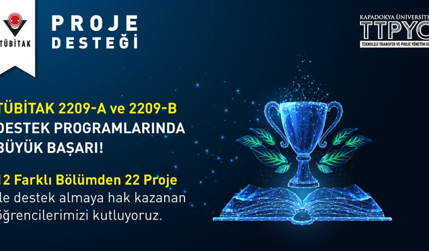 TÜBİTAK’tan KÜN öğrencilerinin hazırladığı 22 projeye destek
