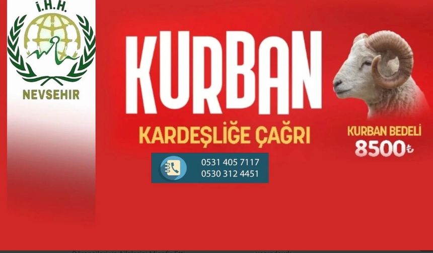 İHH Bayramın 2. Günü gecesine kadar kurban bağışlarını alacak