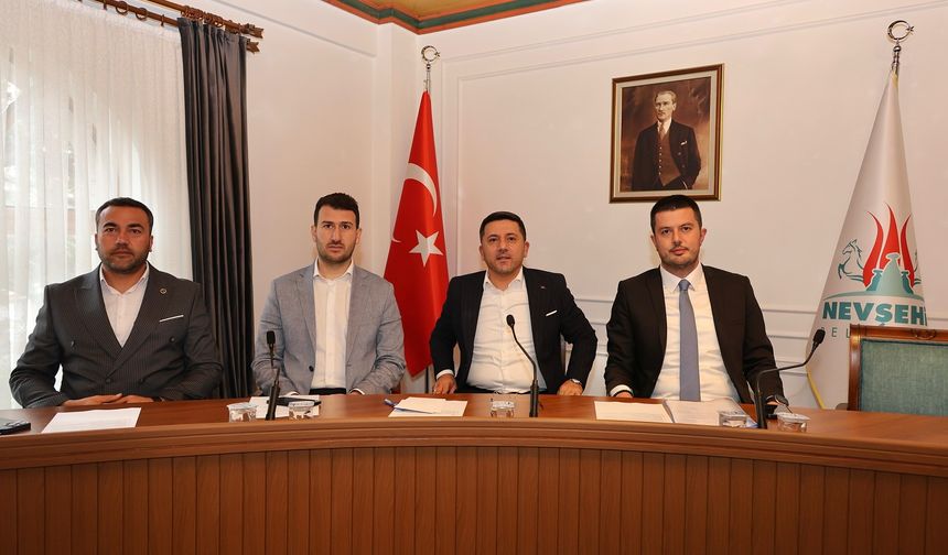 Nevşehir Belediyesi haziran ayı meclis toplantısı
