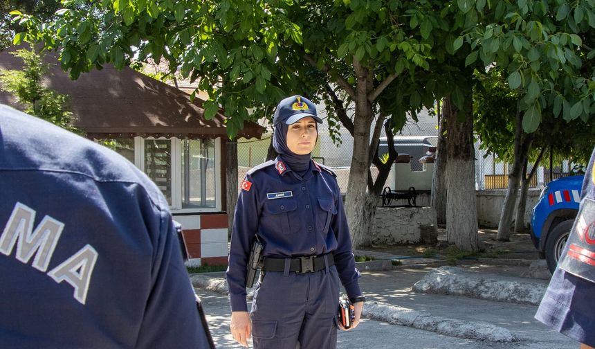 İlk kadın Karakol Komutanı göreve başladı