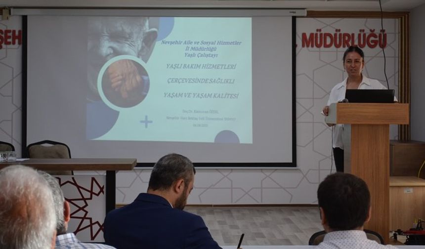 NEVÜ’lü akademisyenler İl Yaşlı Çalıştayı’na katıldı