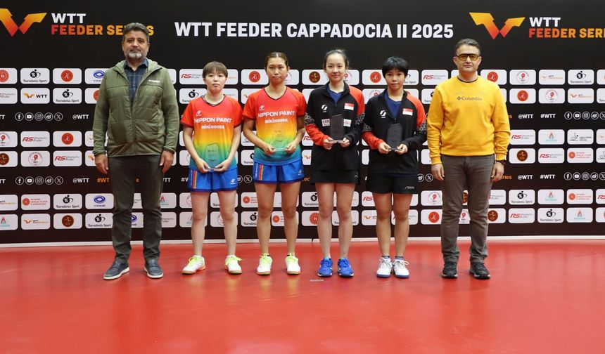 WTT Feeder Cappadocia 2025’te sporculara ödülleri verildi