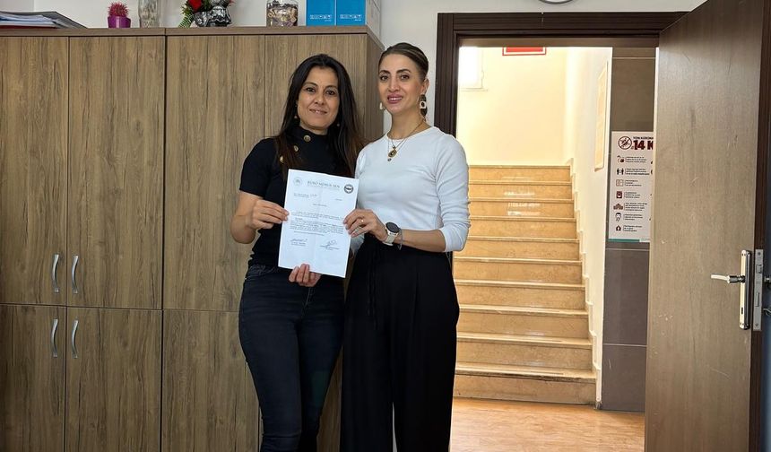 Filiz Menevşe Büro Memur-Sen iş yeri temsilcisi oldu