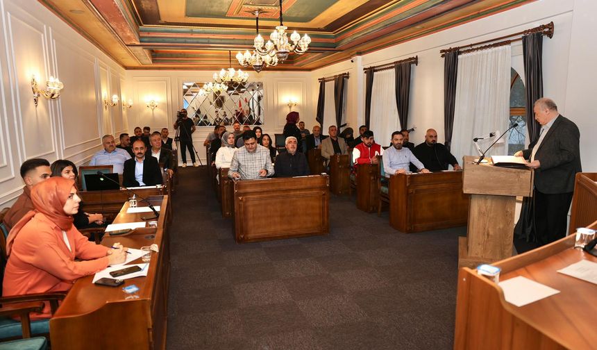 Nevşehir Belediyesi Ekim Ayı Meclis Toplantısı yapıldı
