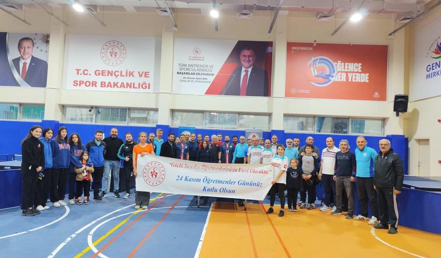 Öğretmenler Günü Masa tenisi turnuvası düzenlendi