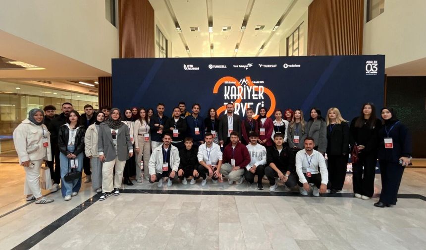 NEVÜ Kalite Öğrenci Kulübü, BTK Akademi 2025 Kariyer Zirvesi’ne katıldı