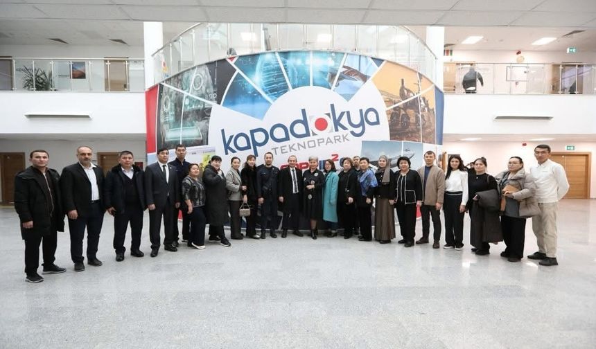 Hoca Ahmet Yesevi Üniversitesi Heyeti NEVÜ’yü inceledi