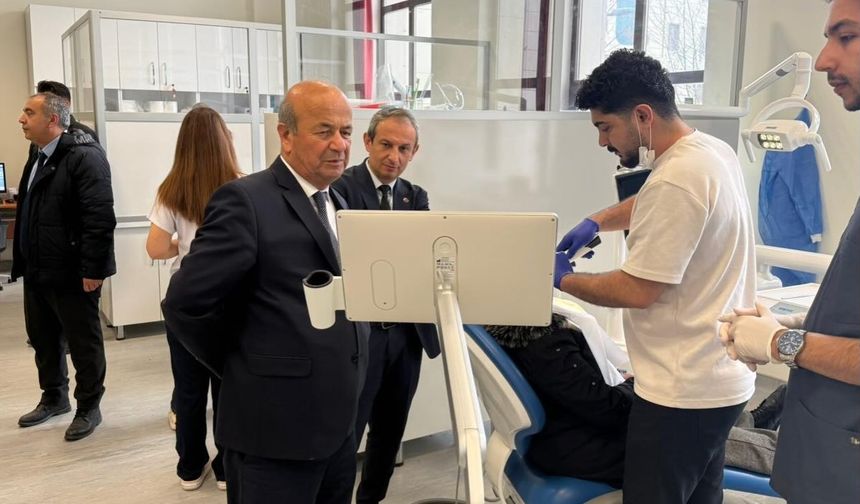 ASÜ heyeti NEVÜ Diş Hekimliği Fakültesini inceledi