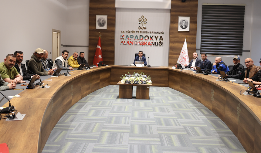 Atçılar ve Alan Başkanı toplantı yaptı