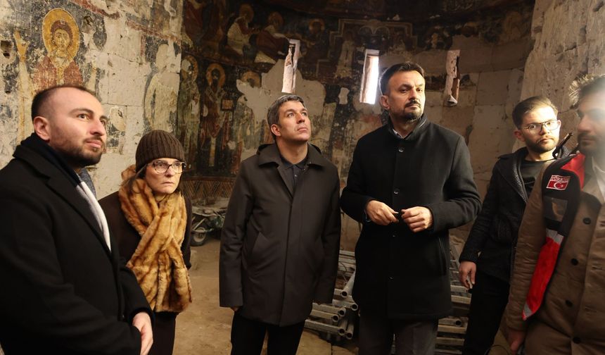 Kayseri’deki St. George Kilisesi’ne diplomatik ziyaret