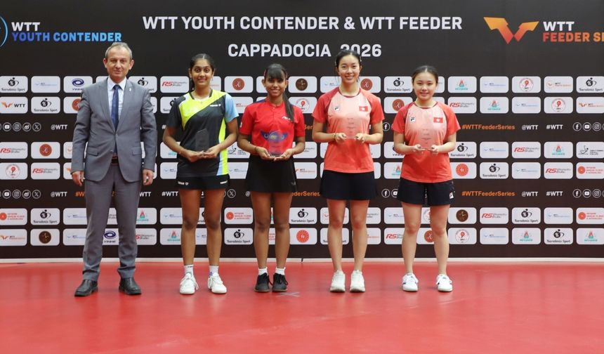 WTT Feeder Cappadocia 2026’da Sporculara Ödülleri Verildi