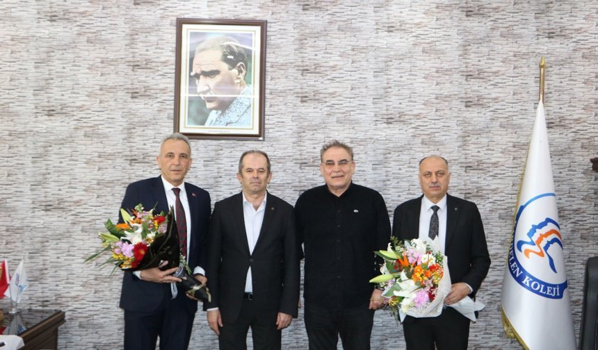 Başkan Çamcı’dan Kardelen Eğitim Kurumlarına geçmiş olsun ziyareti