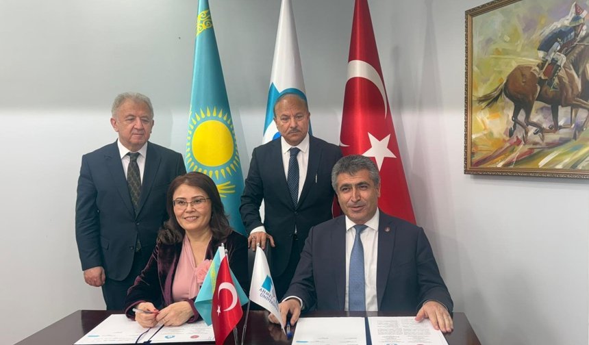 NEVÜ ve Türk-Kazak Üniversitesinden İş Birliği