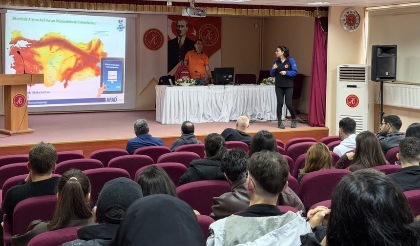 NEVÜ’de Afet Farkındalık Eğitimleri Verildi