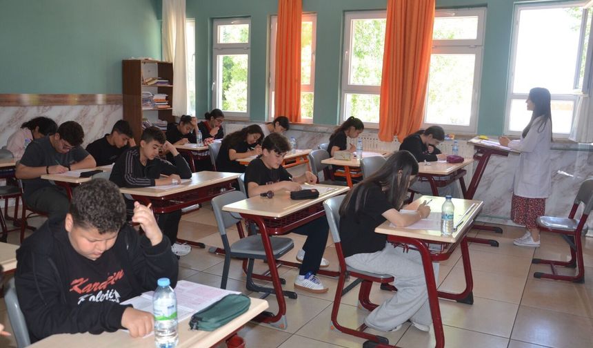 Kardelen’de LGS sınavı öncesinde son prova yapıldı