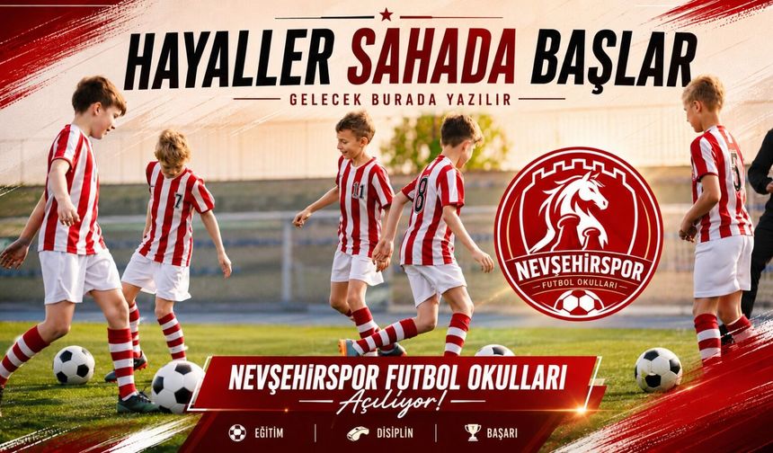 Nevşehirspor Futbol Okulları açılıyor