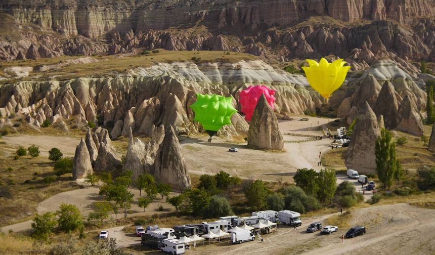 Kapadokya'da gizemli çekim