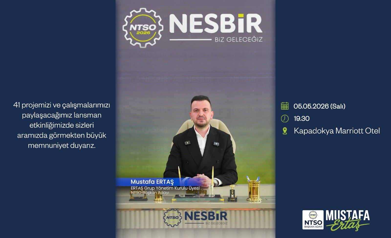 Nevşehir İş Dünyası 5 Mayıs’ta Buluşuyor