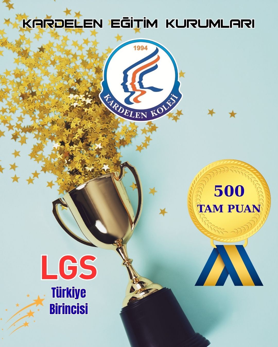 LGS Türkiye birincisi KARDELEN’den
