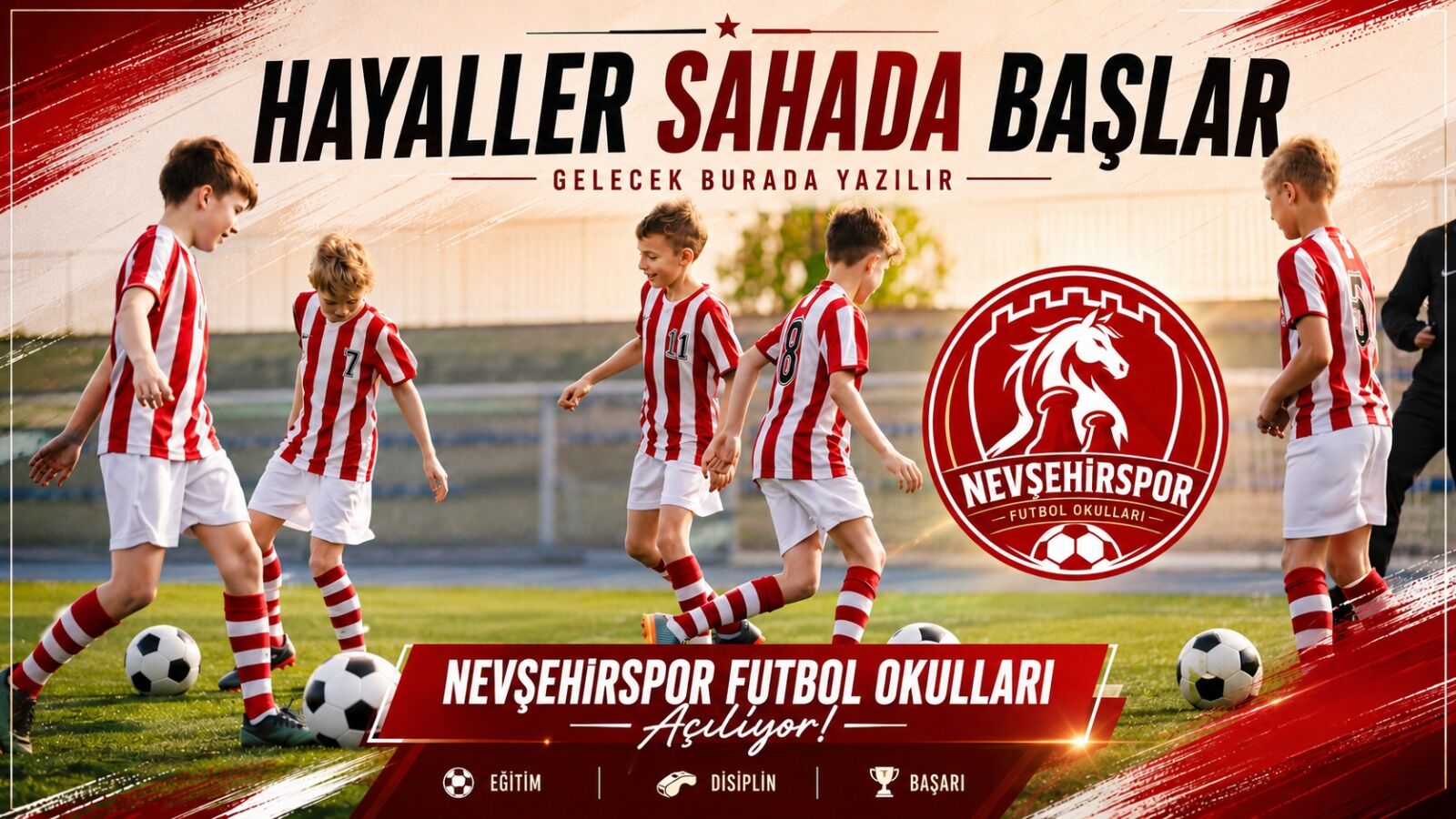 Nevşehirspor Futbol Okulları açılıyor