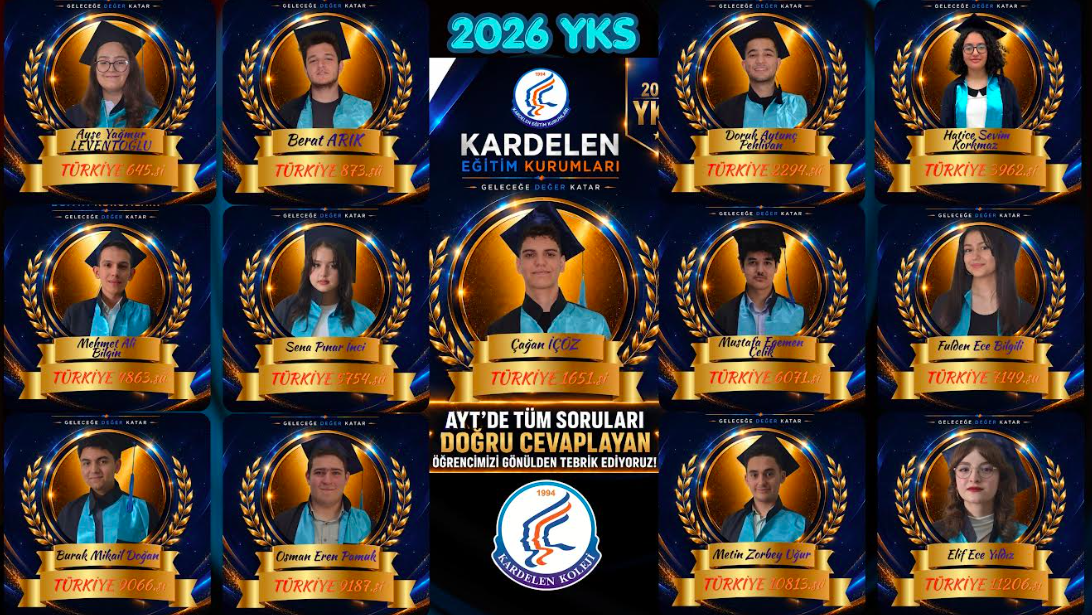 Kardelen Koleji YKS’de yine rekor kırdı