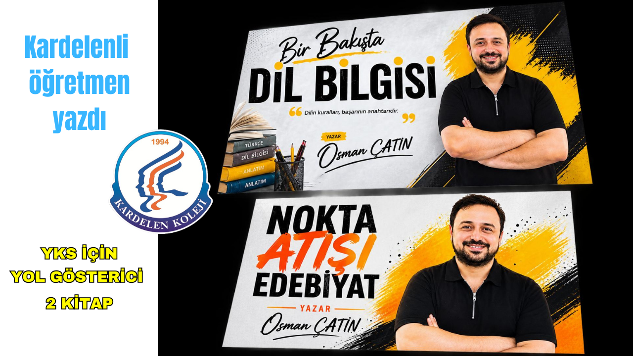 Kardelenli öğretmenden YKS için yol gösterici 2 kitap